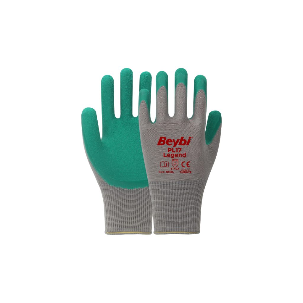 Beybi PL17 Legend Lateks Kaplı İş Eldiveni